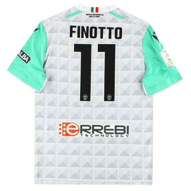 2022-23 SPAL Macron Player Issue Away Shirt Finotto #11 *As New* XL - Other Italian Clubs / As New 