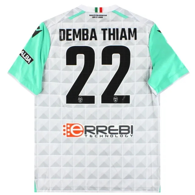 2022-23 SPAL Macron Player Issue Away Shirt Demba Thiam #22 *As New* XXL - Other Italian Clubs / As New 