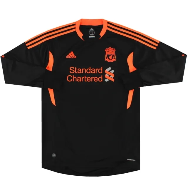 2011-12 Liverpool adidas Goalkeeper Shirt L - Liverpool / Excellent 
