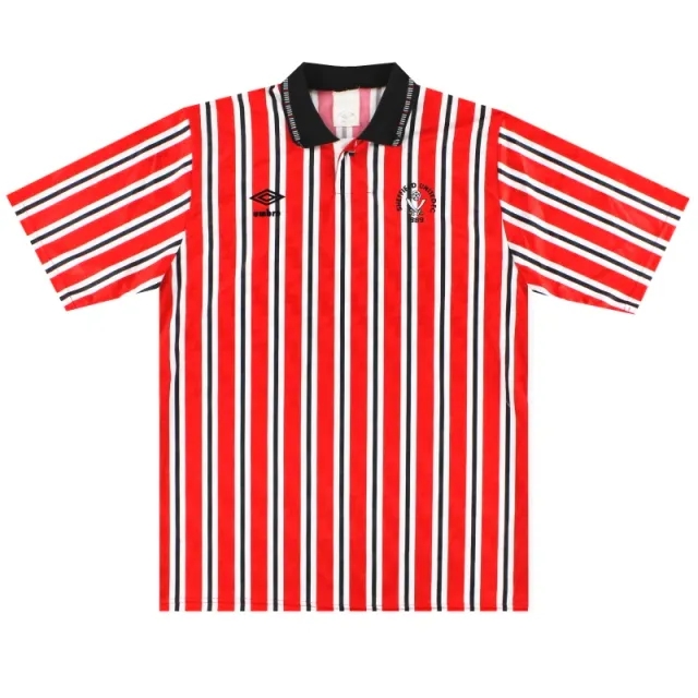 1990-92 Sheffield United Umbro Home Shirt L - Sheffield United / Excellent 