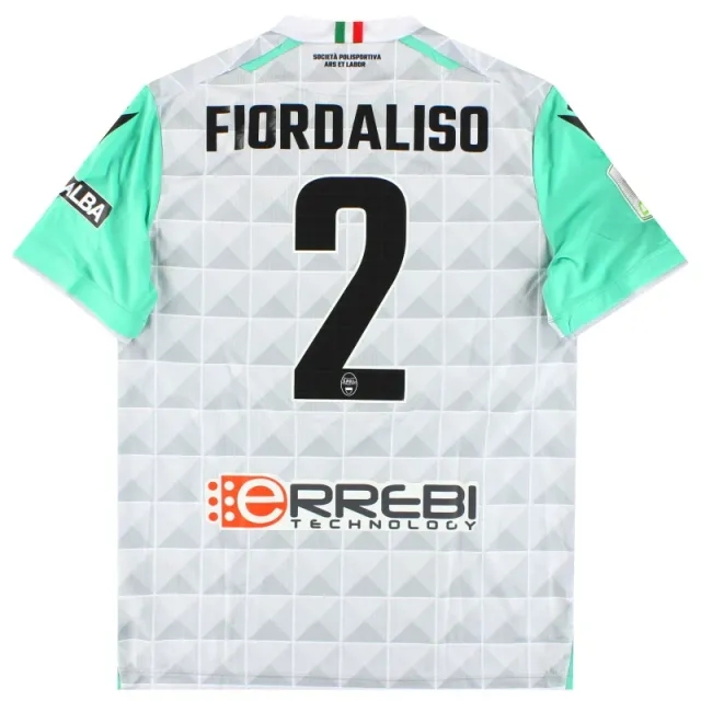 2022-23 SPAL Macron Player Issue Away Shirt Fiordaliso #2 *As New* L - Other Italian Clubs / As New 