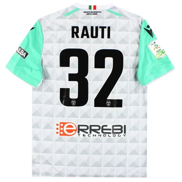 2022-23 SPAL Macron Player Issue Away Shirt Rauti #32 *As New* L - Other Italian Clubs / As New 