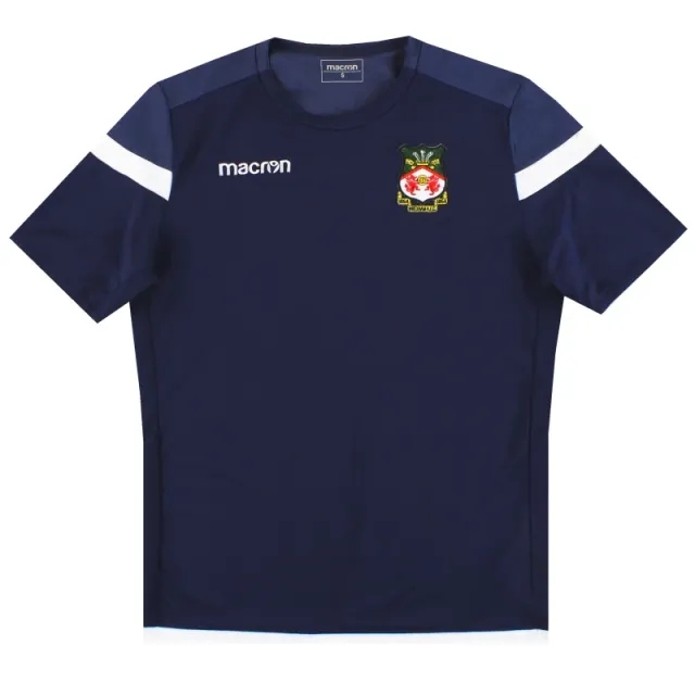 2017-18 Wrexham Macron Training Shirt S - Wrexham / Exellent 
