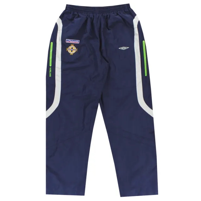 2008-10 Northern Ireland Umbro Tracksuit Bottoms *As New* L - Northern Ireland / As New 
