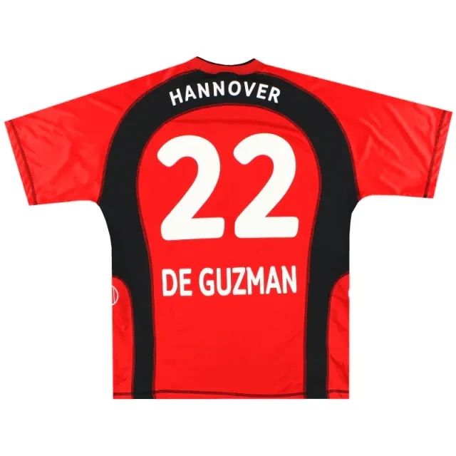 2003-04 Hannover 96 Home Shirt De Guzman #22 XL - Other German Clubs / Excellent 