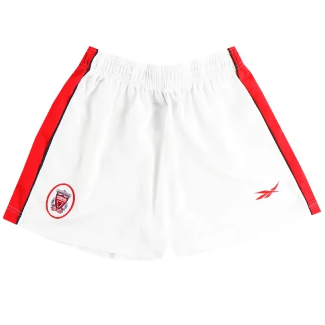 1998-00 Liverpool Reebok Away Shorts S - Liverpool / Excellent 