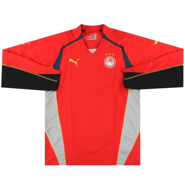 2005-06 Olympiakos Puma Goalkeeper Shirt *Mint* L - Olympiakos / Mint 