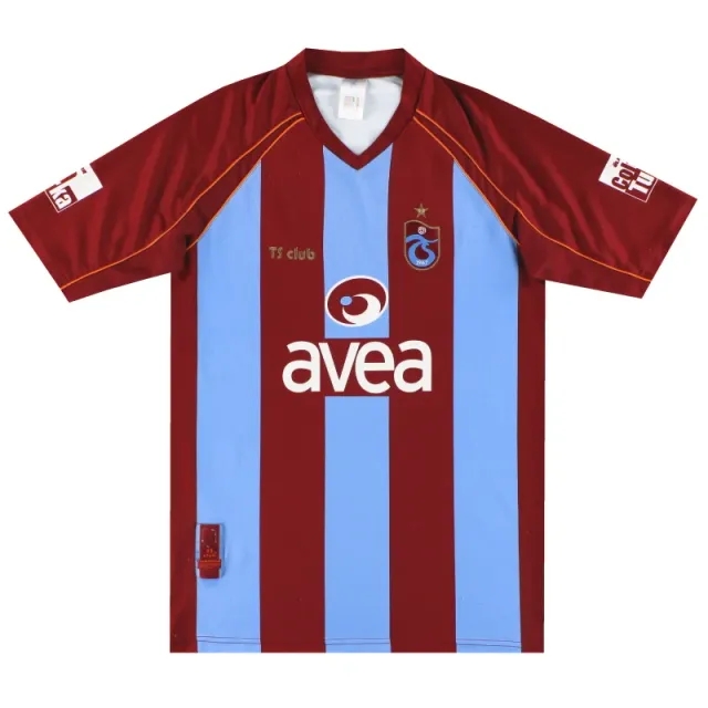 2005-06 Trabzonspor Home Shirt XS - Other Turkish Clubs / Excellent 