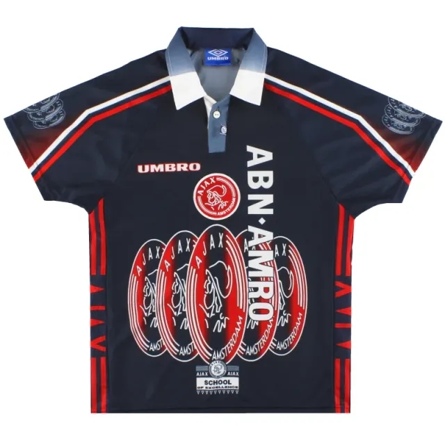 1997-98 Ajax Umbro Away Shirt L - Ajax / Excellent 