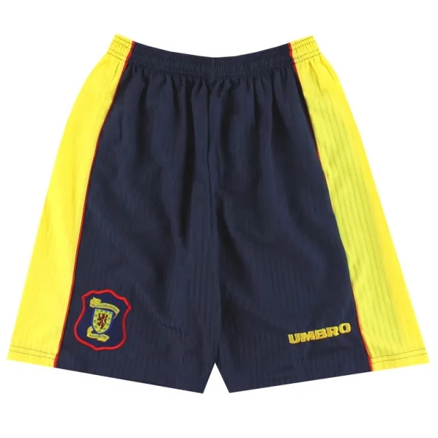 1996-99 Scotland Umbro Away Shorts *Mint* M - Scotland / Mint 
