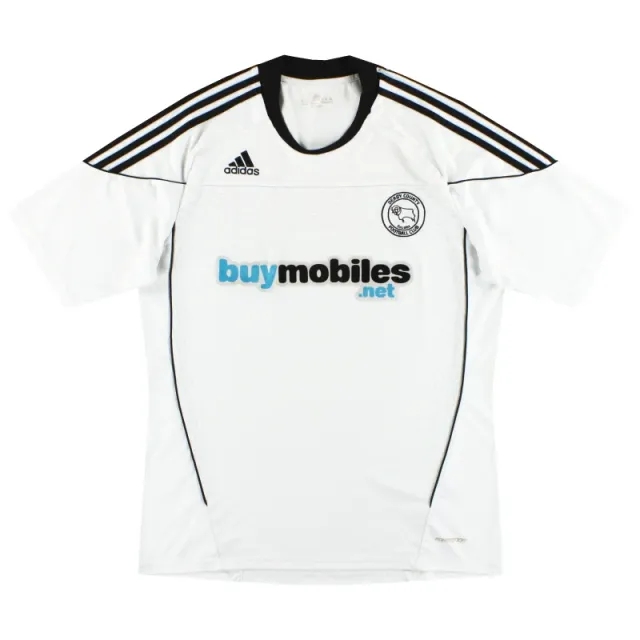 2010-11 Derby County adidas 'Formotion' Home Shirt XL - Derby County / Excellent 