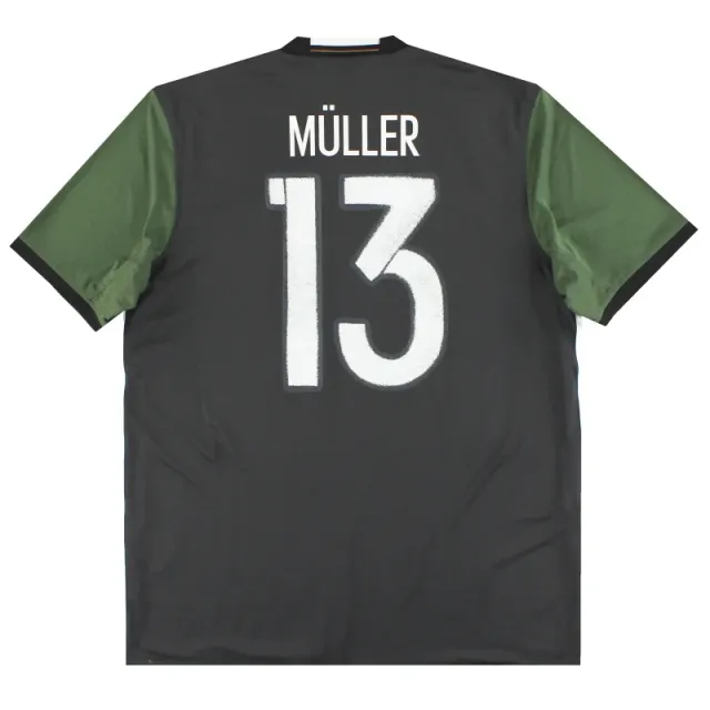 2015-16 Germany adidas Away Shirt Muller #13 M - Germany / Excellent 