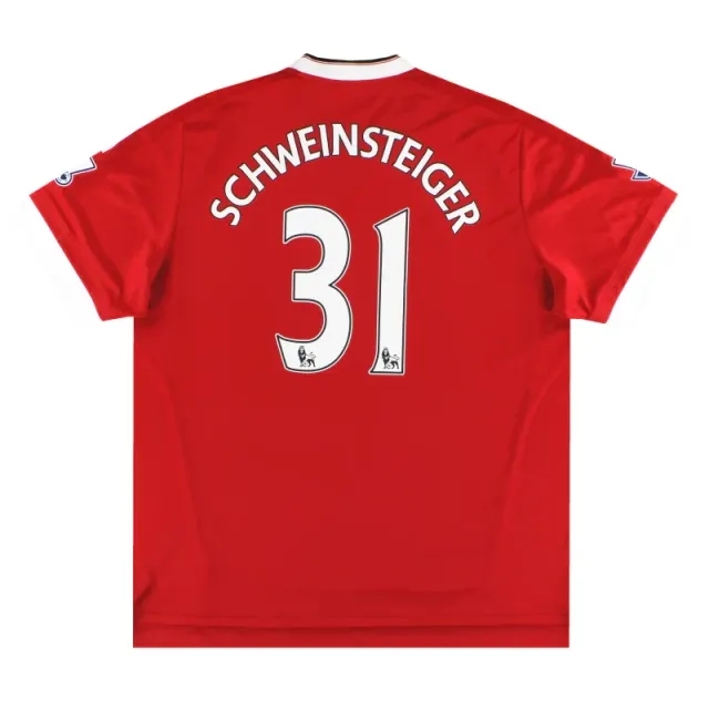 2015-16 Manchester United adidas Home Shirt Schweinsteiger #31 *Mint* S - Manchester United / Mint 