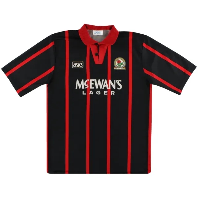 1994-95 Blackburn Asics Away Shirt S - Blackburn Rovers / Excellent 