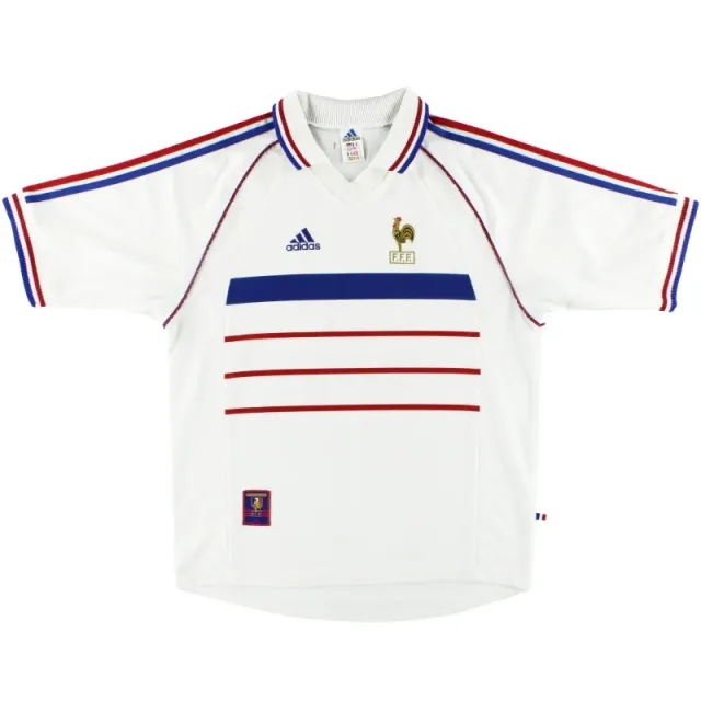1998 France adidas Away Shirt L - France / Excellent 