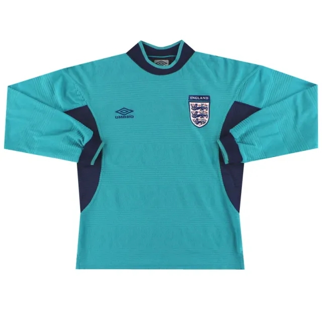 1999-01 England Umbro Goalkeeper Shirt Y - England / Good 