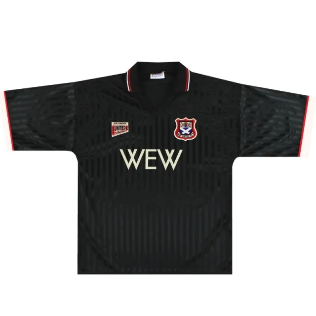 1995-96 Ayr United Home Shirt L - Other Scottish Clubs / Excellent 
