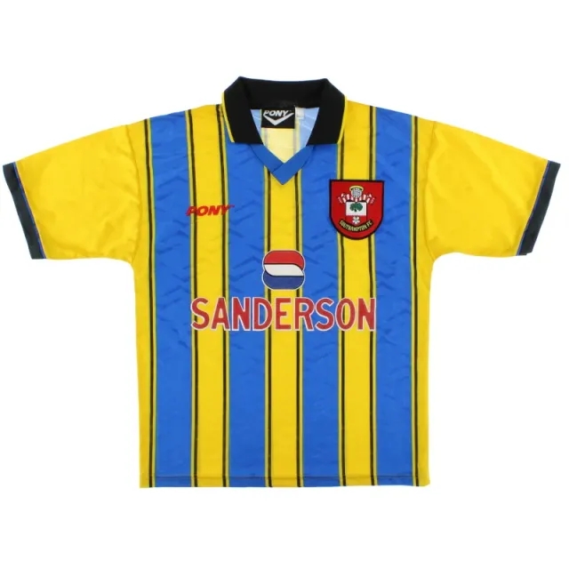 1995-97 Southampton Pony Away Shirt M - Southampton / Excellent 