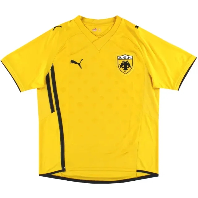2009-10 AEK Athens Puma Home Shirt XL - Other Greek Clubs / Very Good 