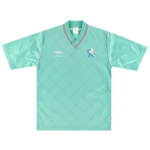 1987-89 Chelsea Umbro Away Shirt Y - Chelsea / Excellent 