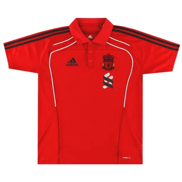 2010-11 Liverpool adidas Polo Shirt M - Liverpool / Excellent 