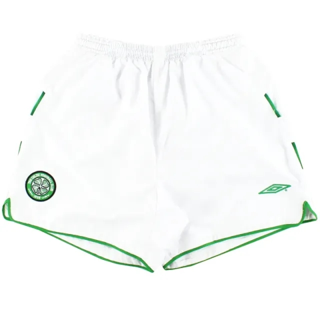 2003-04 Celtic Umbro Home Shorts S - Celtic / Excellent 