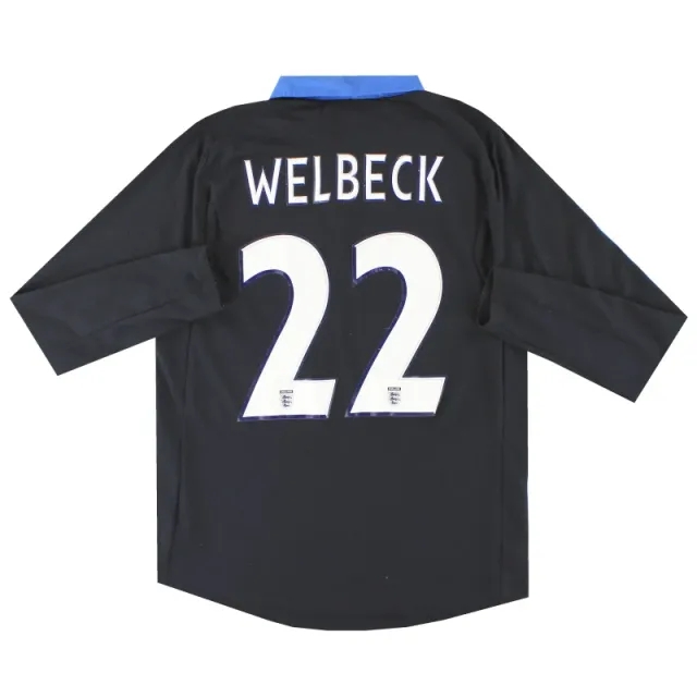 2011-12 England Umbro Away Shirt Welbeck #22 L/S L - England / Excellent 