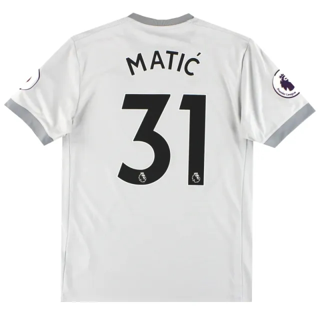 2017-18 Manchester United adidas Third Shirt Matic #31 *Mint* M - Manchester United / Mint 