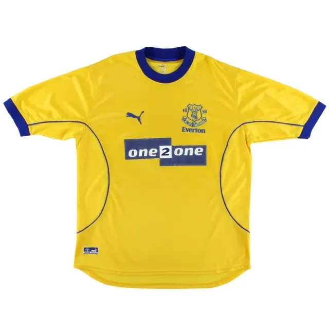 2000-01 Everton Puma Away Shirt M - Everton / Excellent 