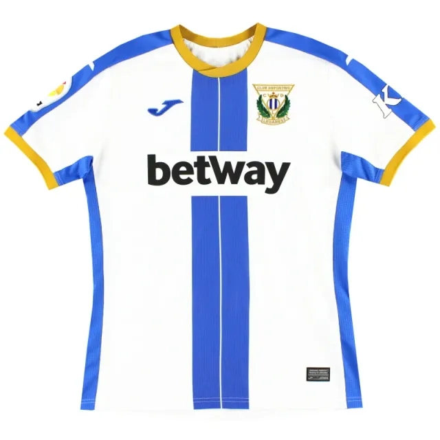 2020-21 C.D. Leganes Joma Home Shirt M - Other Spanish Clubs / Excellent 