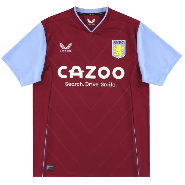 2022-23 Aston Villa Castore Home Shirt *Mint* L - Aston Villa / As New 