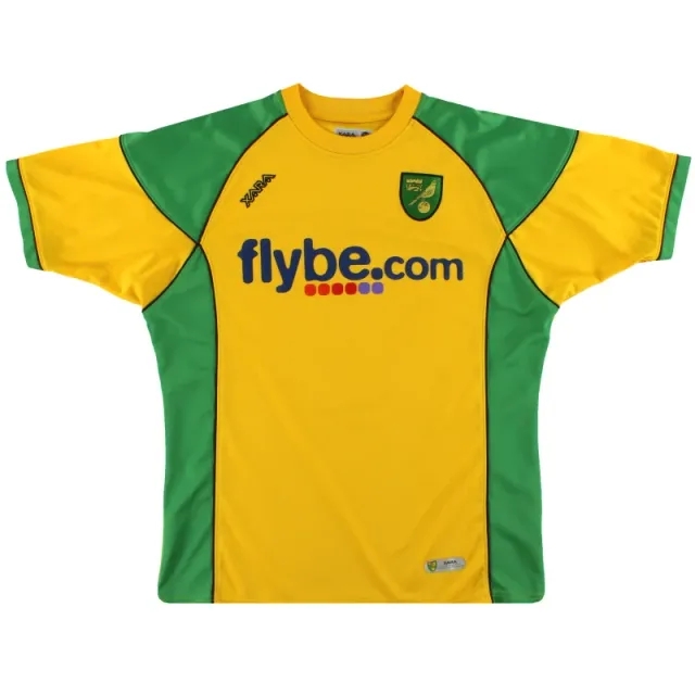 2006-08 Norwich City Home Shirt M - Norwich City / Very good 