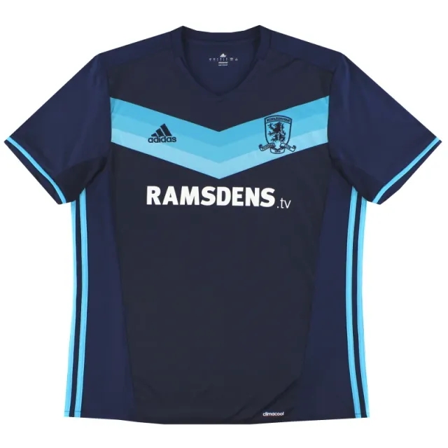 2016-17 Middlesbrough adidas Away Shirt L - Middlesbrough / Excellent 