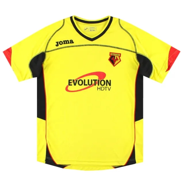 2009-10 Watford Joma Home Shirt L - Watford / Excellent 