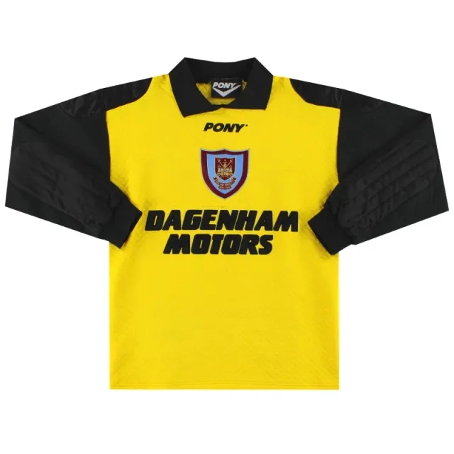 1995-97 West Ham Pony Centenary Goalkeeper Shirt S - West Ham / Excellent 
