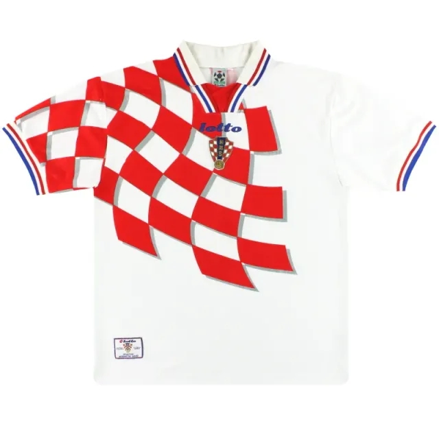 1998-01 Croatia Lotto Home Shirt XL - Croatia / Excellent 