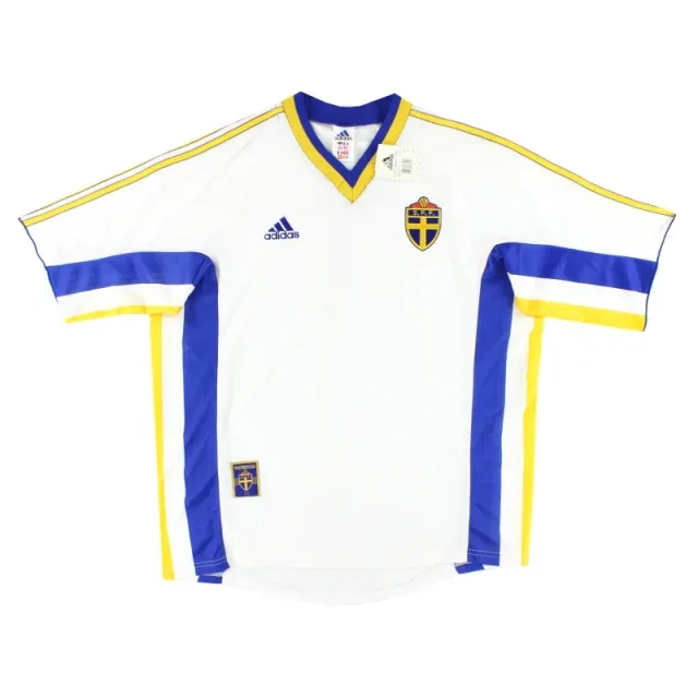 1998-00 Sweden adidas Away Shirt *w/tags* L - Sweden / w/tags 