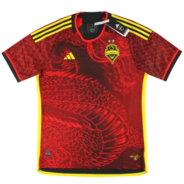 2023-24 Seattle Sounders adidas Authentic Away Shirt *w/tags* - USA Soccer Clubs / w/tags 