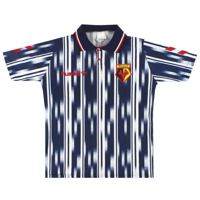 1993-95 Watford Hummel Away Shirt Y - Watford / Excellent 