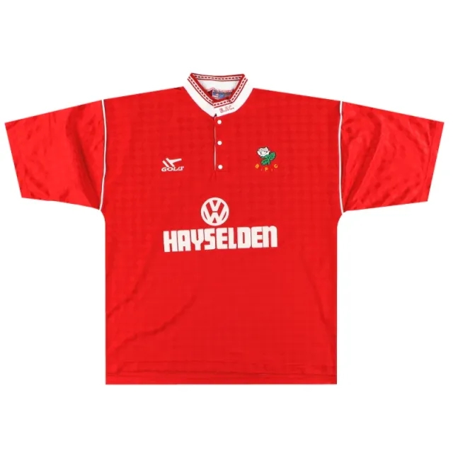 1991-92 Barnsley Gola Home Shirt L - Barnsley / Excellent 