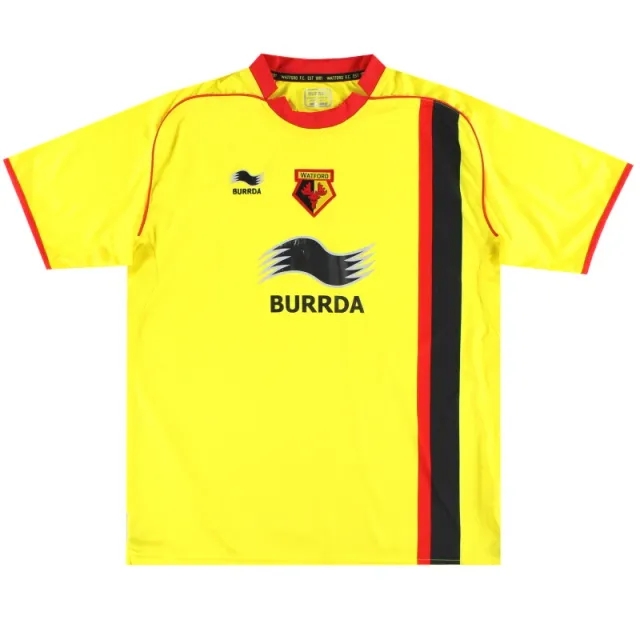 2010-11 Watford Burrda Home Shirt L - Watford / Very good 