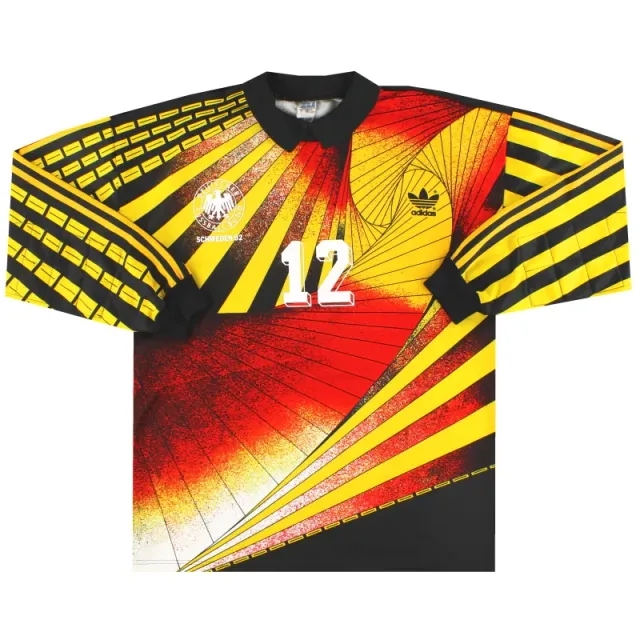 1990-92 West Germany adidas Goalkeeper Shirt #12 XL - Germany / Very good 