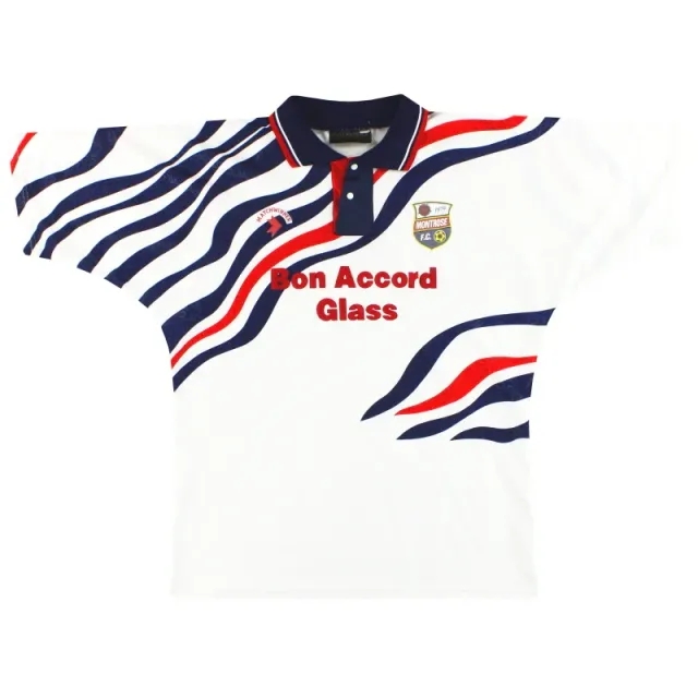 1992-94 Montrose Matchwinner Home Shirt M - Other Scottish Clubs / Excellent 
