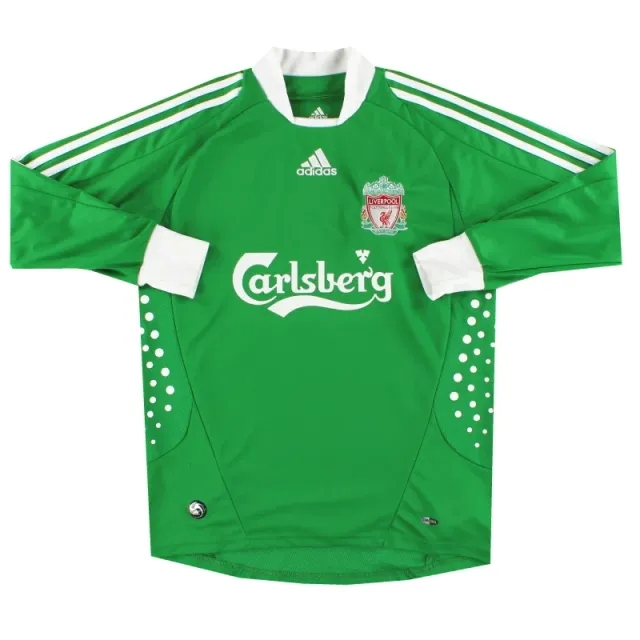 2008-09 Liverpool adidas Goalkeeper Shirt XL - Liverpool / Very Good 