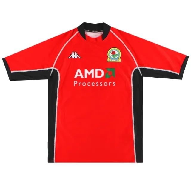 2002-03 Blackburn Kappa Away Shirt L - Blackburn Rovers / Excellent 
