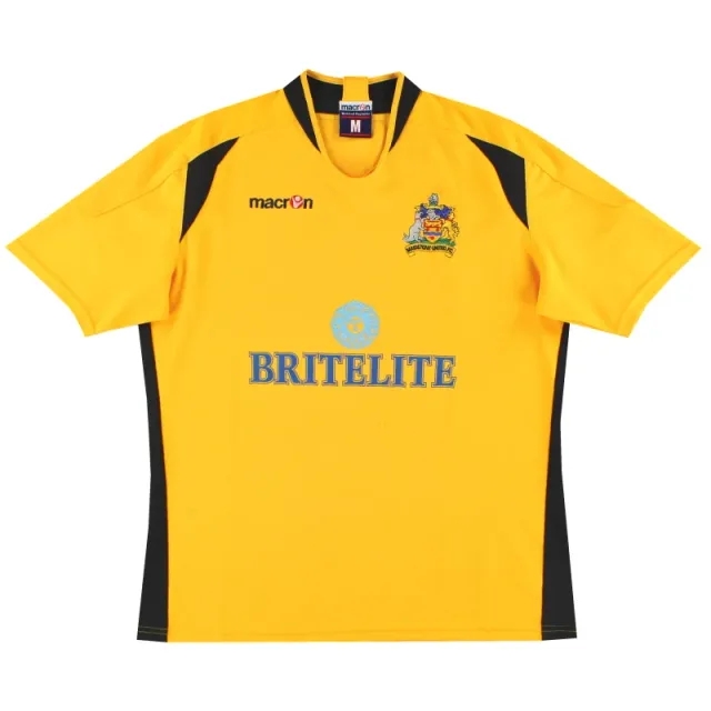 2009-10 Maidstone United Macron Home Shirt M - Other Non League Clubs / Excellent 