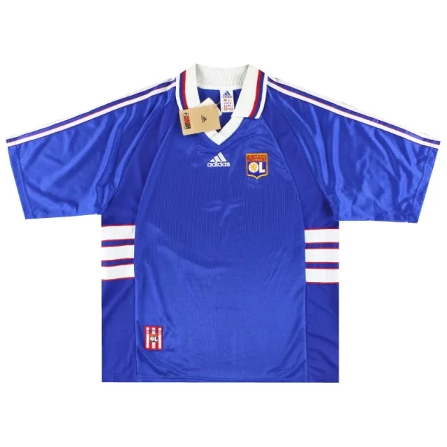 1998-00 Lyon adidas Away Shirt *w/tags* XL - Lyon / w/tags 