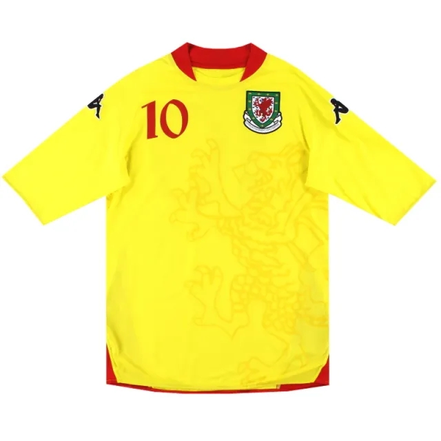 2007-08 Wales Kappa Player Issue Away Shirt #10 XXL - Wales / Excellent 