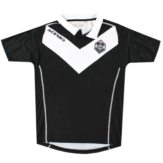 2016-17 FC Lugano Acerbis Home Shirt *As New* M - Other European Clubs / As New 