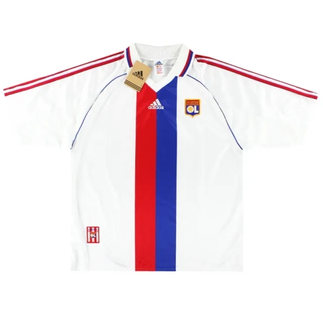 1998-00 Lyon adidas Home Shirt *w/tags* XL - Lyon / w/tags 